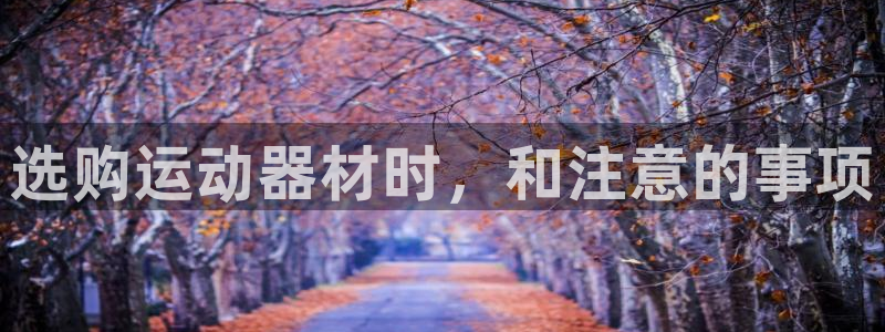 fb体育集团logo：选购运动器材时，和注意的事项