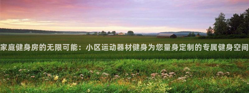 fb体育娱乐首页网站大全：家庭健身房的无限可能：小区运动器材